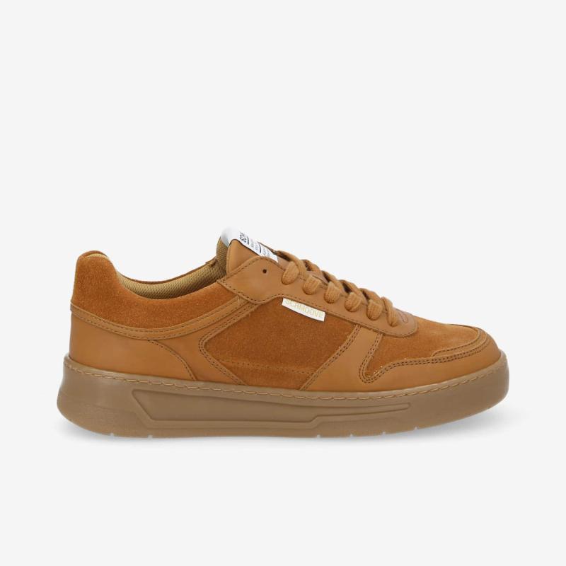 SMATCH SNEAKER M - SUEDE/NAPPA -  CHATAIGNE